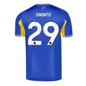 Leeds United Wilfried Gnonto #29 Borta Kläder 2025-26 Kortärmad